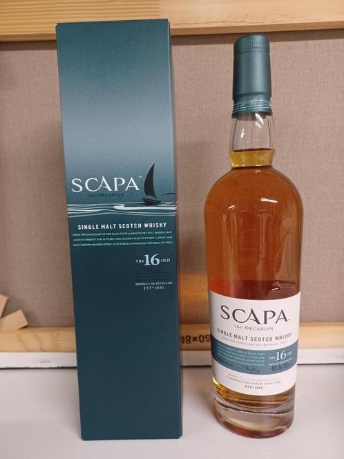 Whisky: Scapa 16, Verzamelen, Wijnen, Ophalen of Verzenden