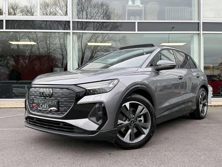 Audi Q4 e-tron E-TRON 45 / S-LINE / TREKHAAK / PANO / ZETELV, Autos, Audi, Entreprise, Achat, Q4 e-tron, ABS, Caméra de recul