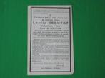 1850 HONDSCHOOTE (FR) +1929 ST. KRUIS Brugge Leonie DEQUYDT, Verzamelen, Bidprentjes en Rouwkaarten, Ophalen of Verzenden, Bidprentje