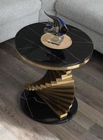 Salontafeltje, Ophalen, Minder dan 50 cm, Design, Rond