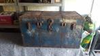 Oude blikken koffer, Antiek en Kunst, Curiosa en Brocante, Ophalen