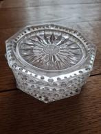 Set vintage onderzetters – geslepen sterpatroon, Ophalen