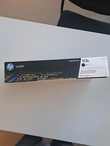 HP Cartouche de toner laser authentique HP 117A, noir