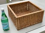Panier en fibre végétale tressée, Ophalen, Gebruikt, Mand, Vierkant