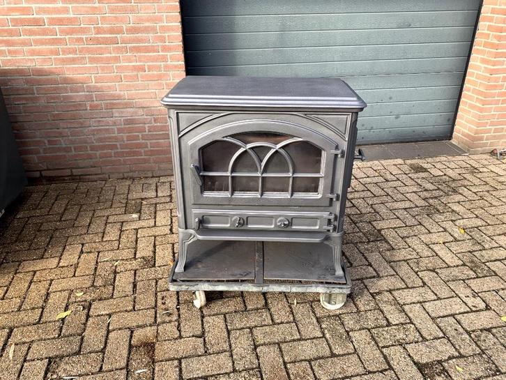 Laxevaags Versailles houtkachel 18 kw, Huis en Inrichting, Kachels, Gebruikt, Vrijstaand, Houtkachel, Ophalen