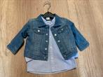 Jeansjasje met hemdje van H&m nieuw mt 74, Enfants & Bébés, Vêtements de bébé | Taille 74, H&m, Garçon, Enlèvement ou Envoi, Manteau