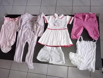 Lot kleding 2j. /92 meisjes - 20 stuks 1€/st 15€/lot disponible aux enchères