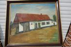 Schilderij op doek oude hoeve gesigneerd M Durmael, Ophalen