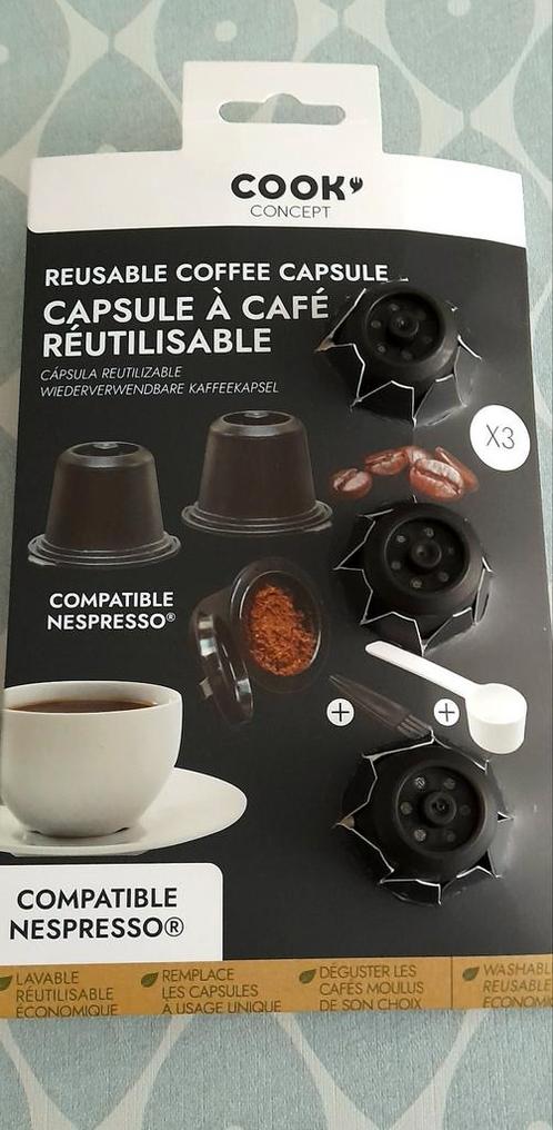 Capsule reutilisable nespresso x3 neuf à saisir ️️️↙️, Elektronische apparatuur, Koffiezetapparaten, Nieuw, Gemalen koffie, Ophalen of Verzenden