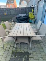 Tuintafel met 4 stoelen, Tuin en Terras, Ophalen, Zo goed als nieuw, 4 zitplaatsen, Tuinset