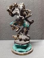 Bronzen Ganesh danst op zijn vâhana (rat), Ophalen of Verzenden