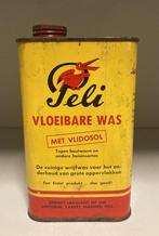 Blik Peli vloeibare was - vintage, Ophalen of Verzenden, Gebruikt, Overige, Overige merken