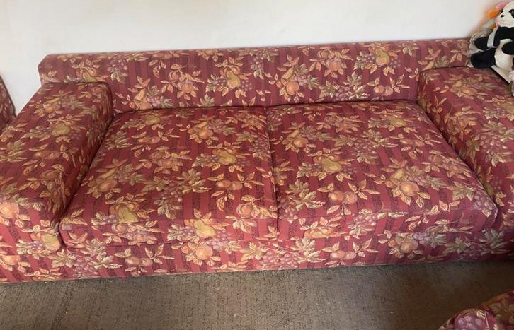 Zetel (Saloon set)  2-zit + 3-zit, Huis en Inrichting, Zetels | Voetbanken en poefs, Zo goed als nieuw, Ophalen