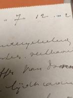 Medisch attest 1942 diagnose, arts signatuur takszegels, Ophalen of Verzenden, Overige soorten, Overige typen