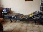 electrische verstelbare lattenbodem + matras, Huis en Inrichting, Ophalen, 90 cm, Eenpersoons, Zo goed als nieuw
