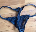 Blauwe string maat S, Kleding | Dames, Ophalen of Verzenden, String