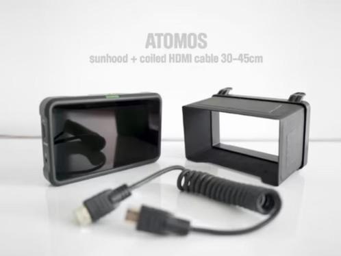 Atomos Shinobi monitor + accessoires, TV, Hi-fi & Vidéo, Photo | Studio photo & Accessoires, Comme neuf, Enlèvement