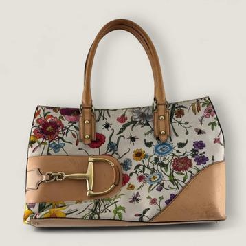Gucci horsebit flora tote beschikbaar voor biedingen