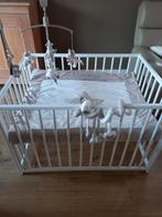 Babypark met parklegger, matras en mobiel thema Giraf, Kinderen en Baby's, Babyparken, Ophalen, Gebruikt