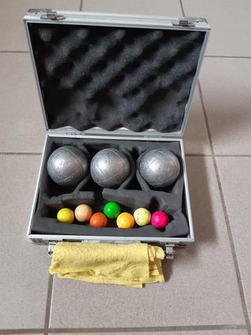 Set JB Petanqueballen 710 gr * 72 mm * met koffertje beschikbaar voor biedingen