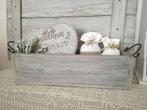 Houten bank landelijk shabby chic, Ophalen