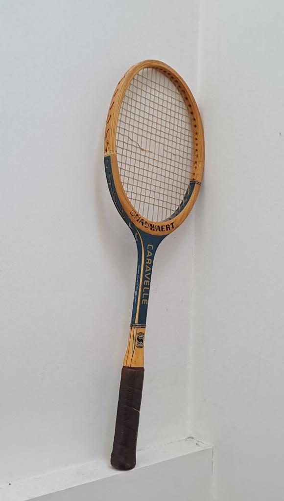 Raquette De Tennis En Bois Caravelle Snauwaert Vintage – Bel état