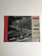 brochure Equipe Nationale Belge jaren '50 francorchamps, Ophalen of Verzenden, Gebruikt, Formule 1