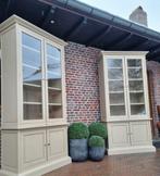 Massieve buffetkast/vitrinekast GRATIS LEVERING, Ophalen, Met deur(en), 100 tot 150 cm, 200 cm of meer