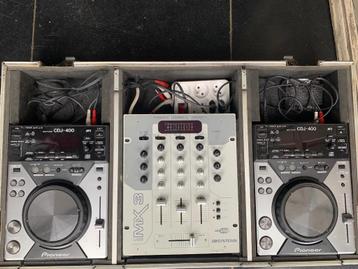 CDJ 400 pioneer (2X) USB, CD, PC. Optie=Mixer+Flightcase beschikbaar voor biedingen