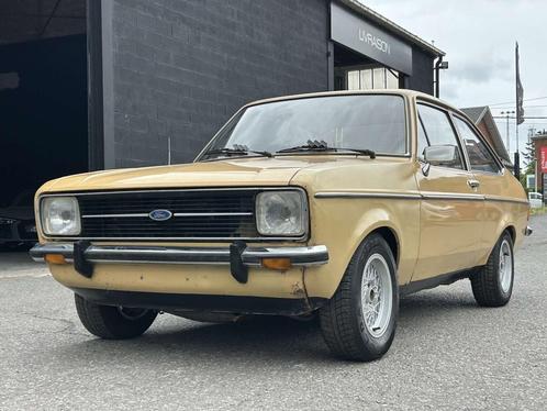 Ford Escort 1.3 GL * 1ER PROPRIETAIRE * (bj 1977), Auto's, Oldtimers, Bedrijf, Te koop, Lichtmetalen velgen, Ford, Benzine, Coupé
