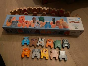 Djeco dierentrein jungle beschikbaar voor biedingen