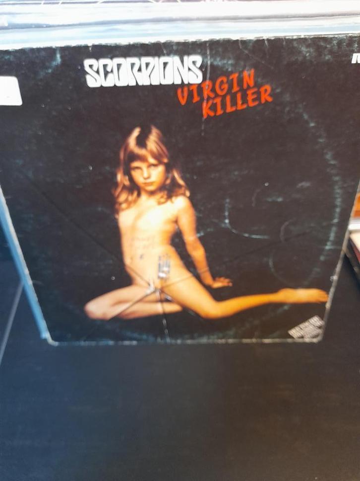 lp - scorpions - virgin killer - vak 16, Cd's en Dvd's, Vinyl | Hardrock en Metal, Gebruikt, Ophalen of Verzenden
