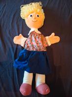 Vintage Trullala handpop schooljongen en schoolmeisje, Kinderen en Baby's, Speelgoed | Poppen, Ophalen of Verzenden, Zo goed als nieuw