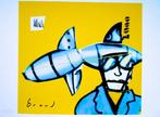 Herman Brood - "Rocket Schientist", Antiek en Kunst, Kunst | Litho's en Zeefdrukken, Verzenden