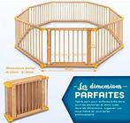 Clôture de sécurité KIDUKU, XXL, 7,2 mètres, pliable, porte, Enlèvement, Comme neuf