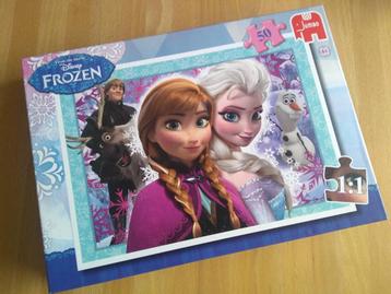 ✪ puzzel Frozen - 50st beschikbaar voor biedingen