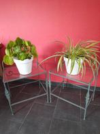 Set van 2 smeedijzeren bijzettafeltjes bijzettafel, Ophalen