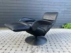 Jori Symphony relax Zwart leder Celia Black Medium Mono-move, Huis en Inrichting, Fauteuils, Ophalen of Verzenden, Durlet rolf benz natuzzi minotti xooon himolla hukla stressless