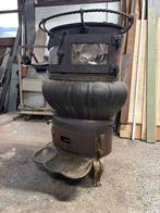 Werkhuiskachel in gietijzer, Huis en Inrichting, Ophalen, Gebruikt, Vrijstaand, Hout