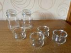 Glazen voorraad potten - vintage, Ophalen of Verzenden