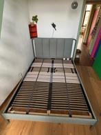 IKEA TÄLLÅSEN bedframe en boxspring, Ophalen, Tweepersoons, 140 cm, Zo goed als nieuw