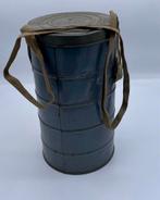 Gasmasker WO2 van de Belgische firma Englebert Type E2, Verzamelen, Militaria | Tweede Wereldoorlog, Ophalen