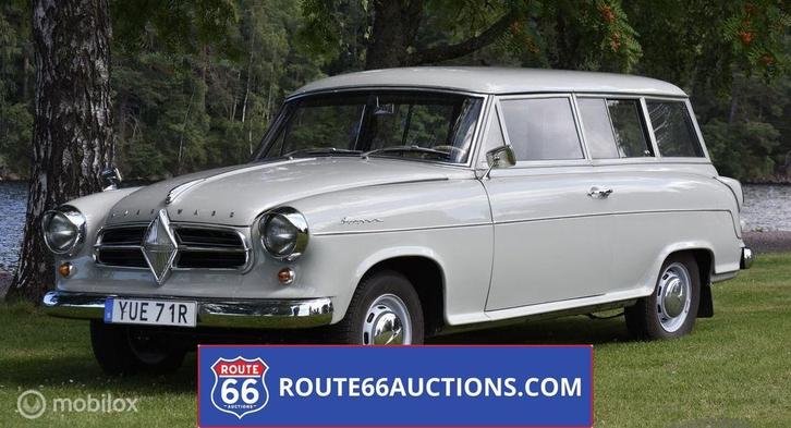 Borgward Isabella Combi | 1958 | Route 66 Auctions, Auto's, Oldtimers, Bedrijf, Te koop, Overige merken, Benzine, Overige carrosserie