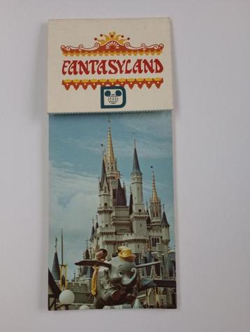 Disney World postcard book Fantasyland