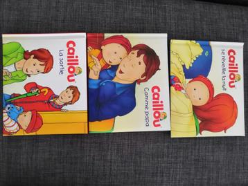  livres enfant : caillou : la sortie + comme papa + se réve