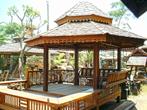 Uniek Thais tuinpaviljoen in massieve teak, Tuin en Terras, Zo goed als nieuw, Hout, Ophalen