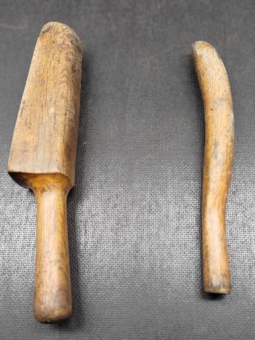 Oude houten hamers 