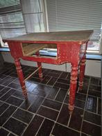 Antieke tafel in rode patina – rond 1900, Ophalen