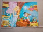 Puzzle de sol Disney Pinocchio 104 pièces, Enlèvement ou Envoi, Plus de 50 pièces, Comme neuf