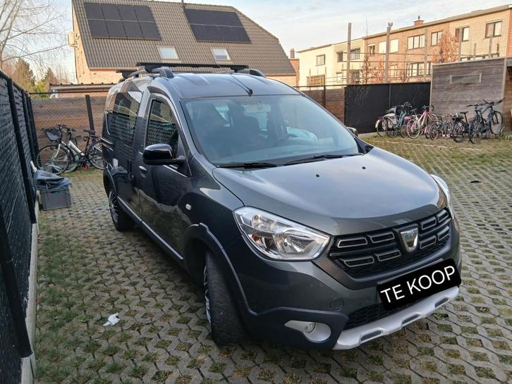 Dacia dokker stepway 2018/1.2 benzine, Auto's, Dacia, Particulier, Dokker, Bluetooth, Cruise Control, Benzine, Handgeschakeld